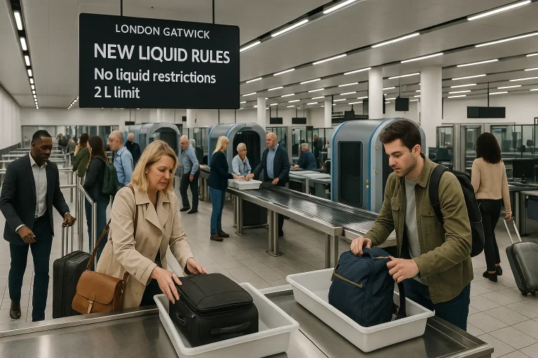 Gatwick Airport Liquid Rules Change