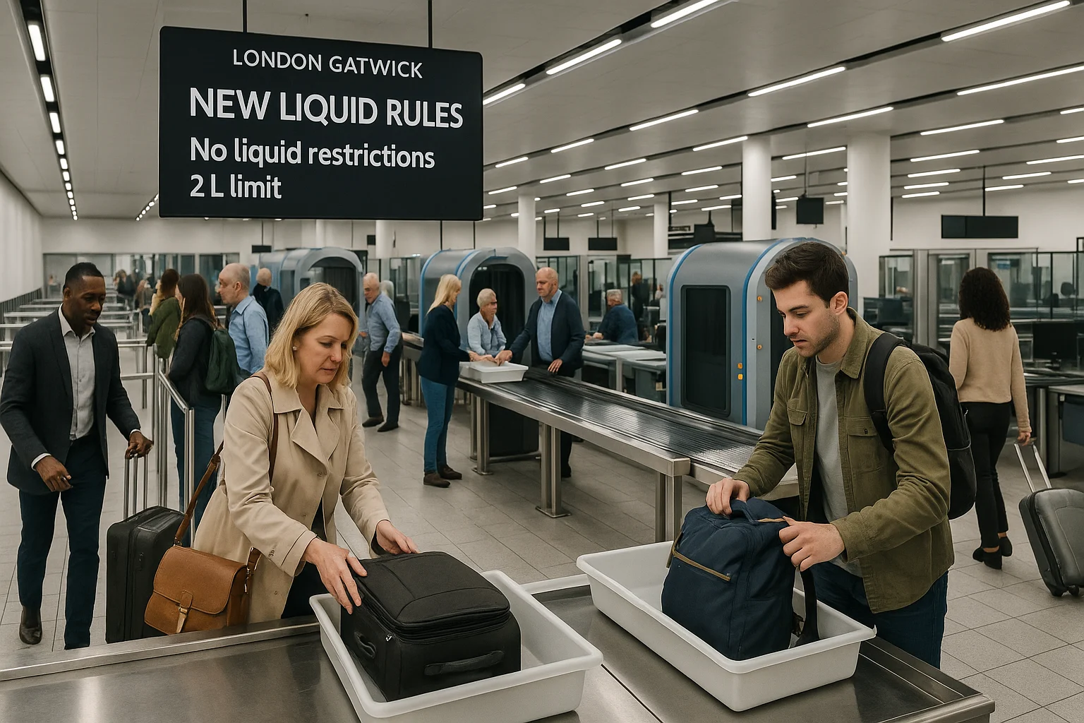 Gatwick Airport Liquid Rules Change