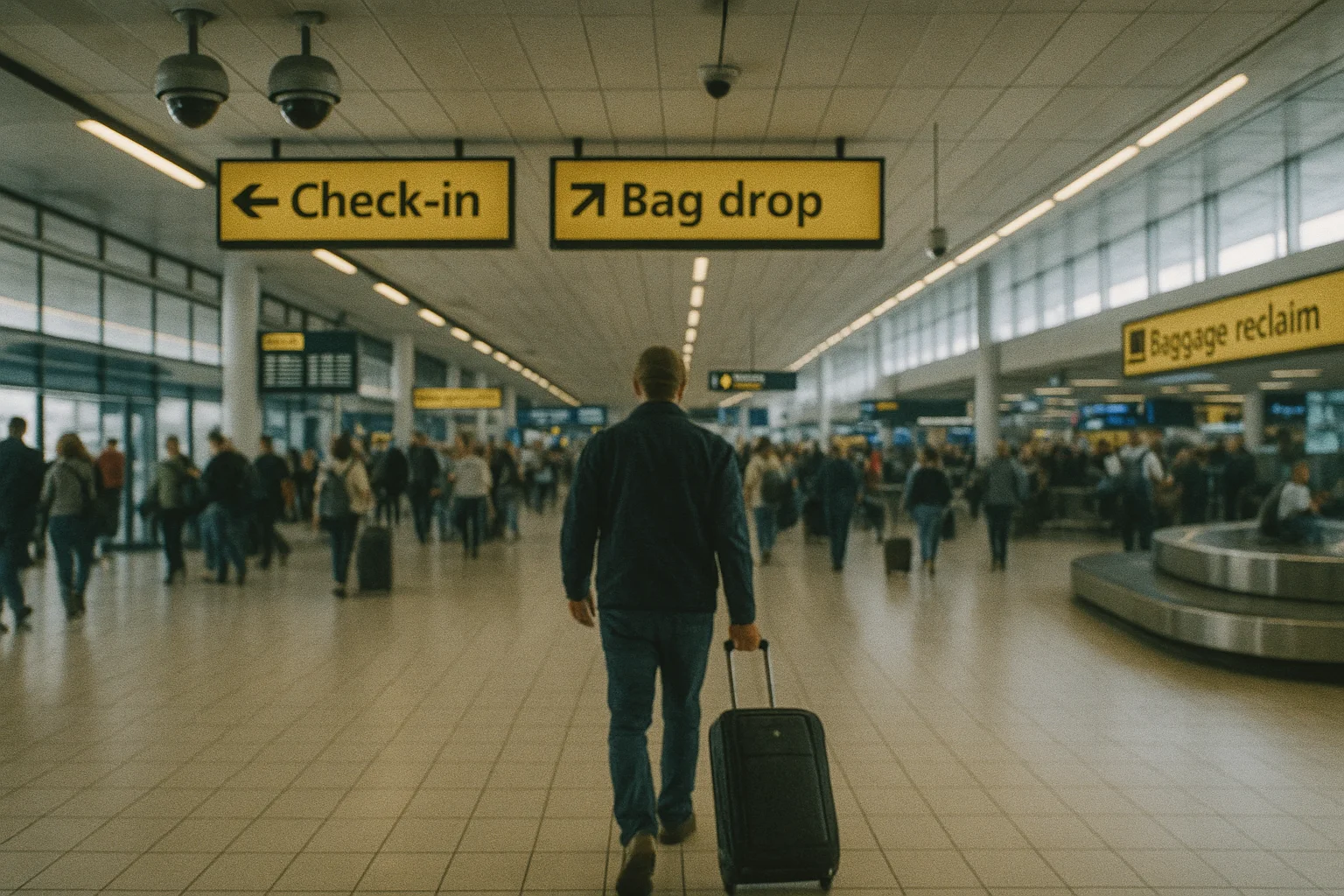 Gatwick Airport Luggage Theft CCTV