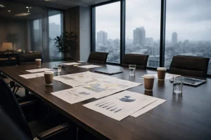 Meeting hall whre Starbucks closure decision was made