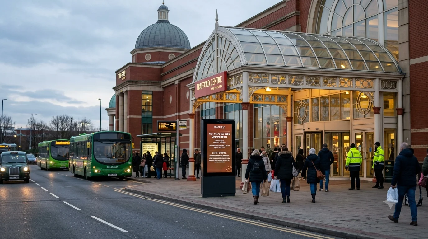 Trafford Centre New Year&rsquo;s Eve 2026