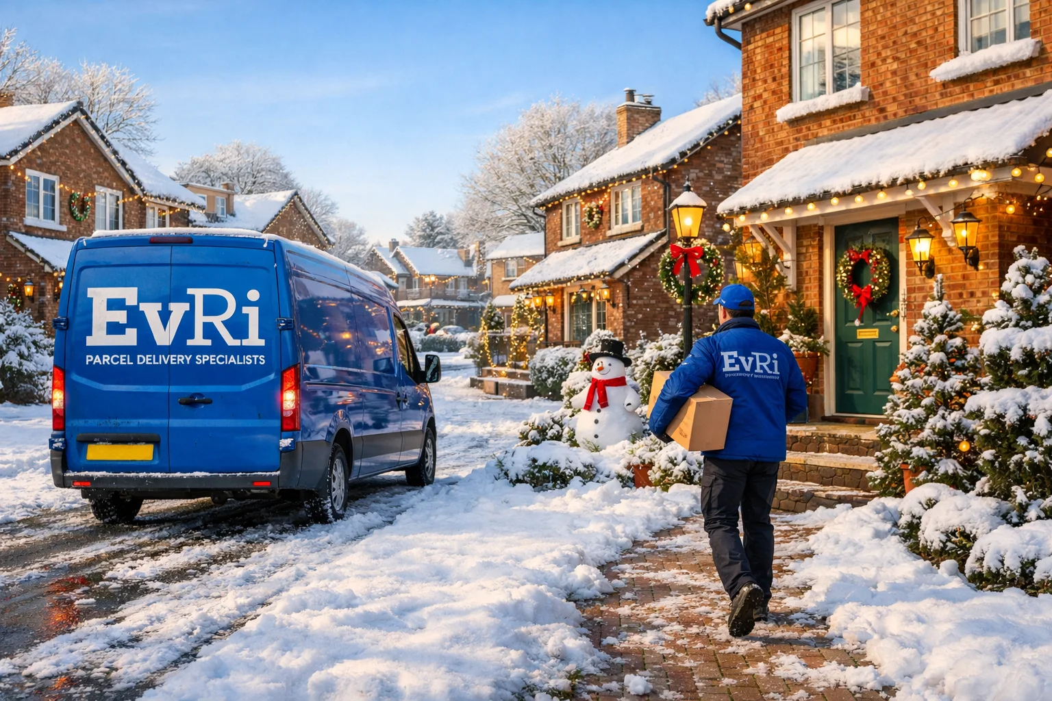 do evri deliver on christmas eve