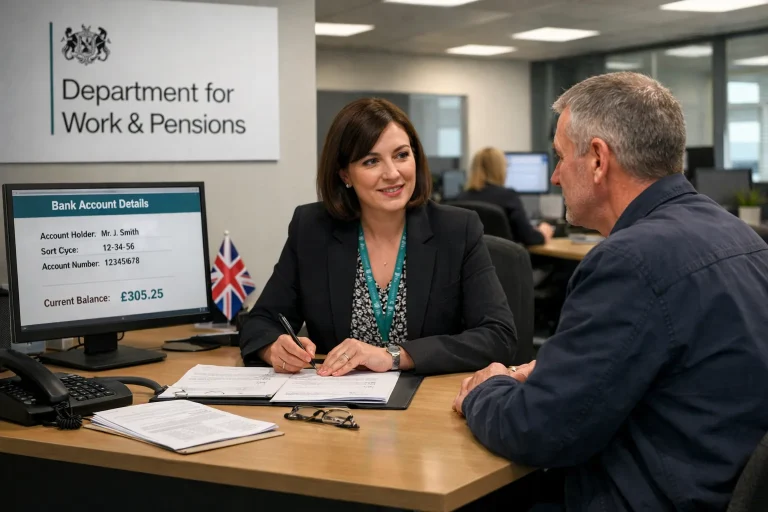 dwp bank account checks 2026