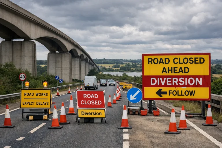 orwell bridge closure