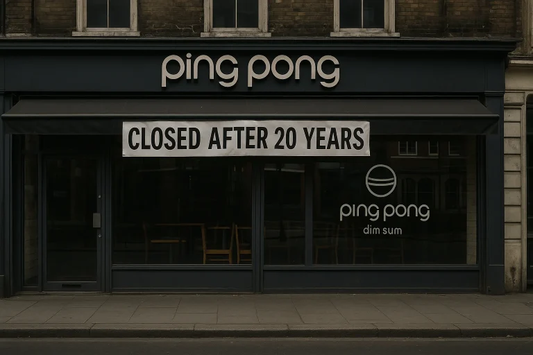 ping pong restaurant closures uk