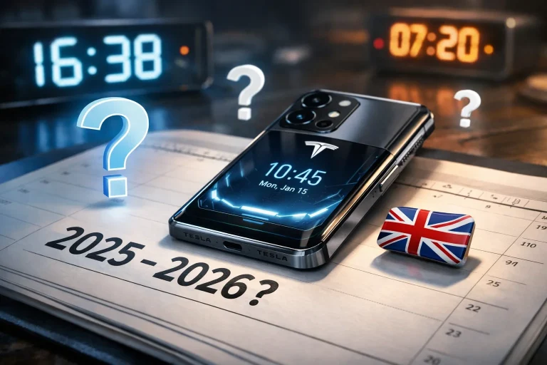 tesla phone release date