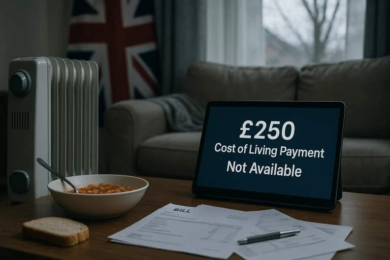 uk &pound;250 cost-of-living payment december 2025