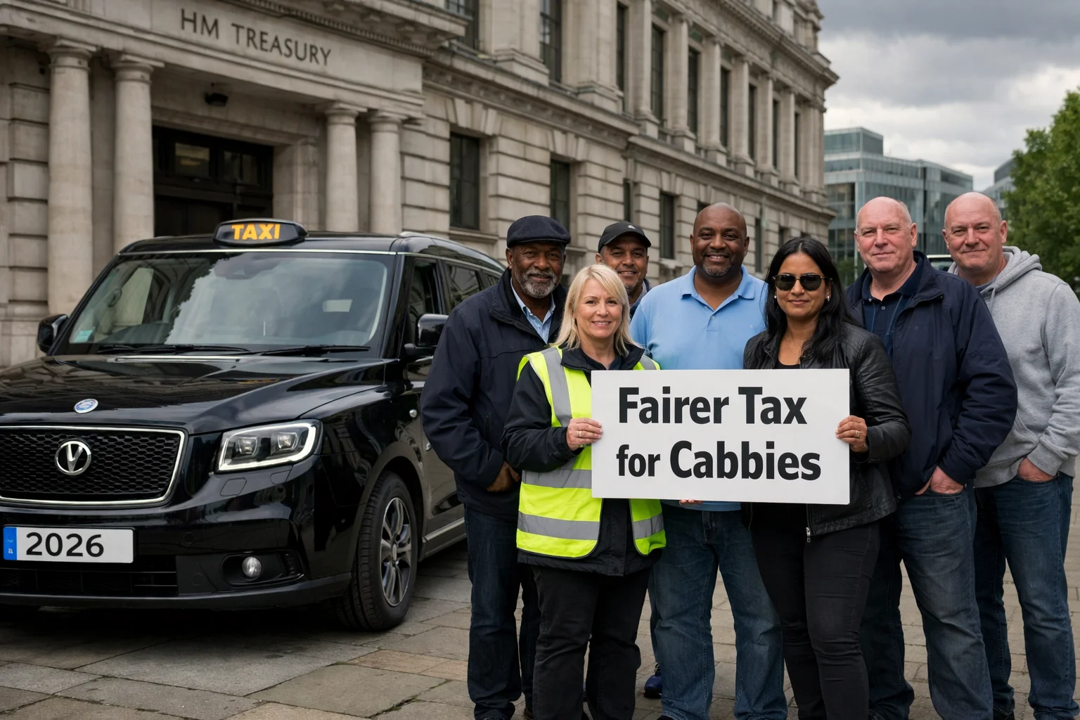 black cabs backed with fairer tax system