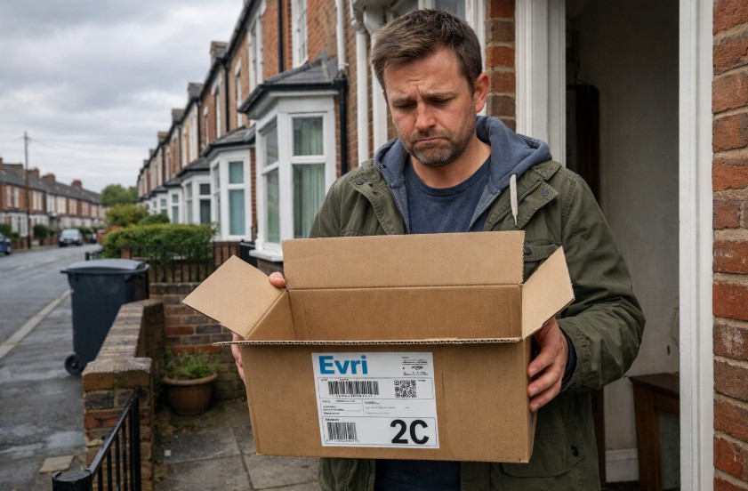 evri empty box delivery