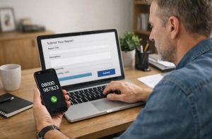 How to Report 08000987823 in the UK