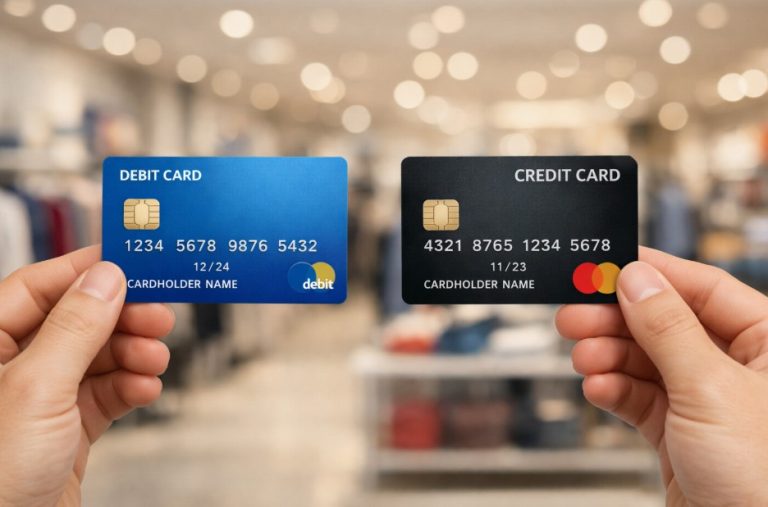 debit cards&nbsp;vs&nbsp;credit cards