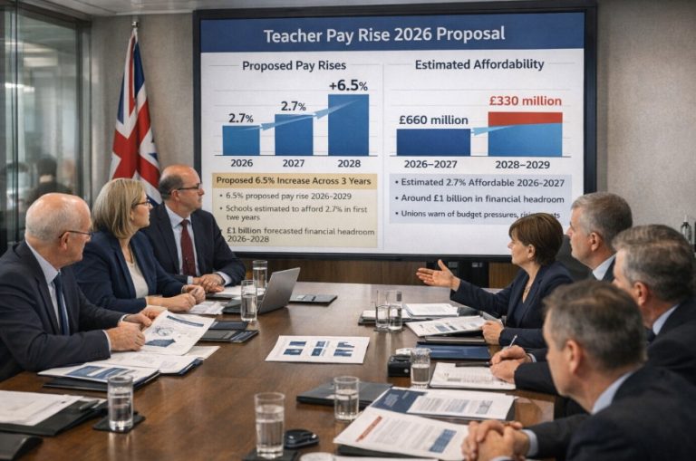 Teacher Pay Rise 2026: DfE Says 2.7% Increase Affordable
