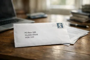What Is PO Box 189 Huddersfield, HD8 1DY