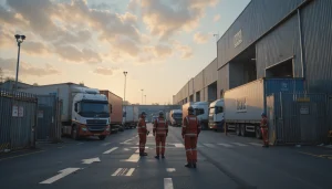 What happened to the Warrington logistics company that entered administration