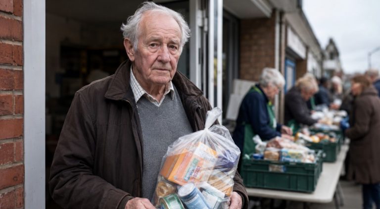 Pensioner Using Food Banks