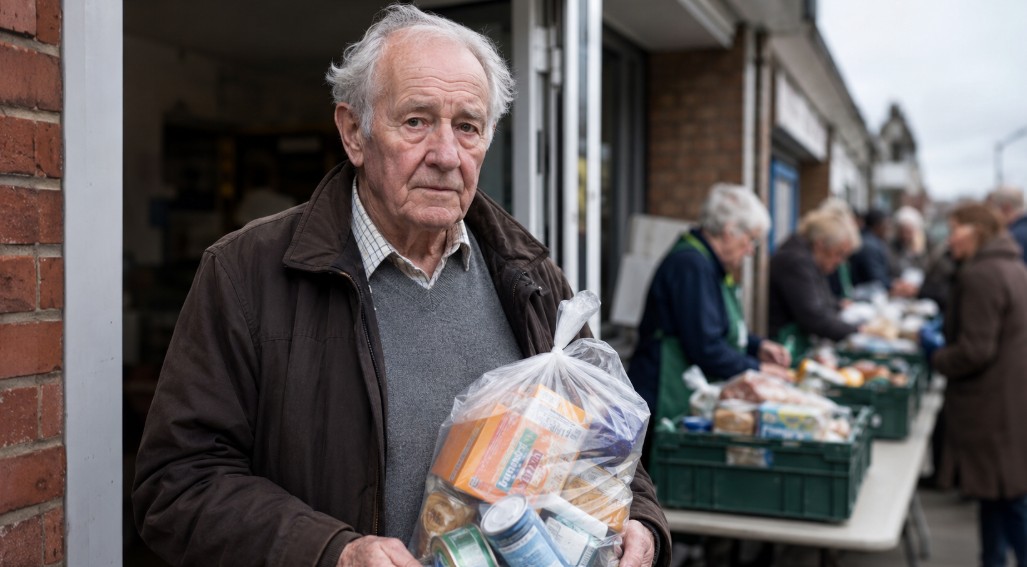 Pensioner Using Food Banks