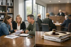 Negotiated Settlement vs Court-Determined Division