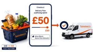 Minimum Spend for Sainsbury’s Delivery Pass