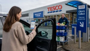 Tesco App for Click and Collect